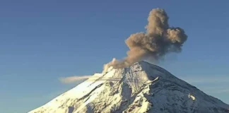 Popocatépetl registra emisiones: actividad volcánica se mantiene en alerta amarilla popocatepetl emisiones 2026