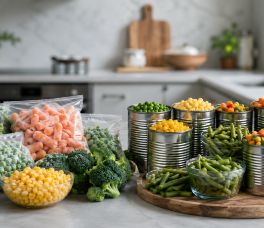 ¿Verduras congeladas o enlatadas? La opción más saludable podría sorprenderte