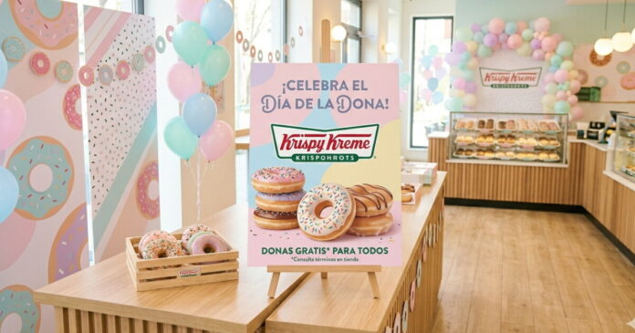 Krispy Kreme regalará 100,000 donas en todo México este 5 de junio