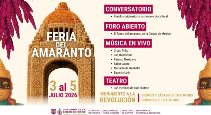 La Feria del Amaranto llega a Monumento a la Revolución