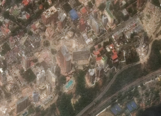 Imágenes satelitales revelan devastación en La Guaira tras terremotos en Venezuela La Guaira