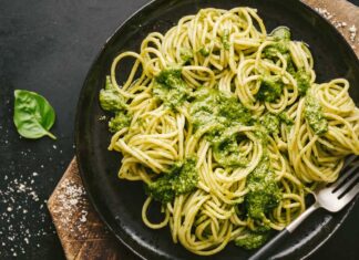 Receta fácil de pasta al pesto Receta fácil de pasta al pesto