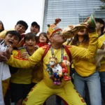 Colombianos alistan toma simbólica del Ángel de la Independencia antes de su debut en el Mundial 2026 colombianos mexico mundial