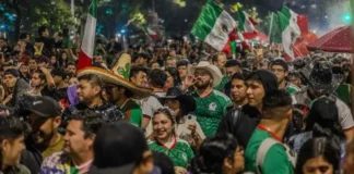 Celebración del Tri deja 40 toneladas de basura en CDMX festejos mexico mundial