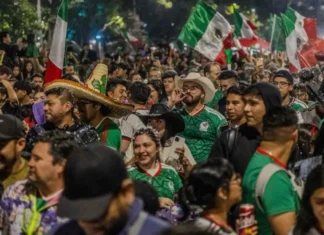Celebración del Tri deja 40 toneladas de basura en CDMX festejos mexico mundial