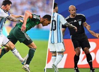 Argentina enfrenta queja de Argelia por arbitraje messi falta fifa