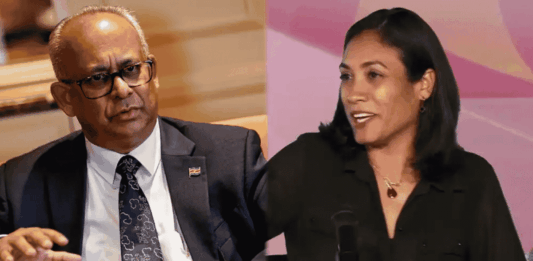 EEUU cancela visa diplomática a colaboradora de la OEA por presunto caso de corrupción noticias Albert Ramdin y Xaviera Jessurun
