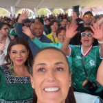 Sheinbaum asiste al Fan Fest en Gustavo A. Madero y respalda la fiesta mundialista junto a Clara Brugada noticias Sheinbaum y brugada en la GAM