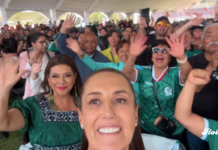 Sheinbaum asiste al Fan Fest en Gustavo A. Madero y respalda la fiesta mundialista junto a Clara Brugada noticias Sheinbaum y brugada en la GAM