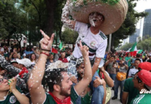 Afición mexicana celebra bajo la lluvia el debut del Tri en el Mundial 2026 noticias aficionados angel independencia