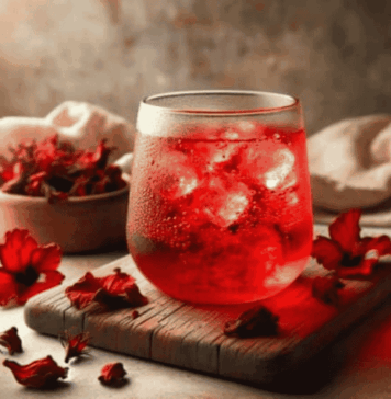 Receta: Agua de jamaica con menta, la bebida natural que ayuda a la digestión y combate la inflamación noticias receta agua de jamainca menta