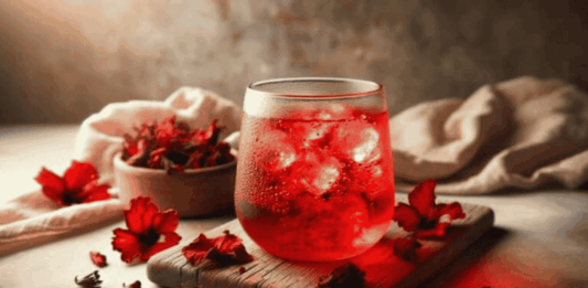 Receta: Agua de jamaica con menta, la bebida natural que ayuda a la digestión y combate la inflamación noticias receta agua de jamainca menta