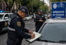 Policías auxiliares y bancarios sancionan a 261 conductores en CDMX policias auxiliares transito