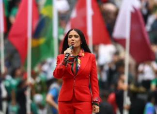 Acusan a Salma Hayek de ignorar a Belinda durante la inauguración del Mundial 2026 salma hayek y belinda