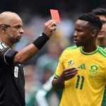 FIFA castiga a Themba Zwane y lo suspende tres partidos tras expulsión ante México themba zwane