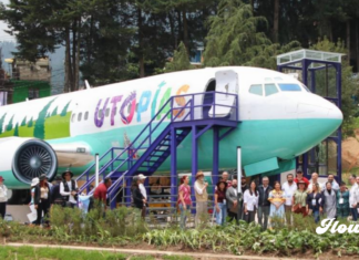 Avión con simulador de vuelo, jaulas de bateo y voleibol de playa en la nueva utopía CDMX Avión con simulador de vuelo, jaulas de bateo y voleibol de playa en la nueva utopía CDMX