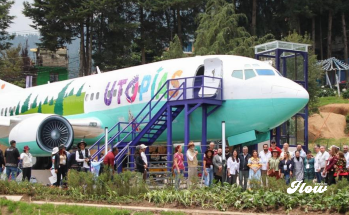 Avión con simulador de vuelo, jaulas de bateo y voleibol de playa en la nueva utopía CDMX Avión con simulador de vuelo, jaulas de bateo y voleibol de playa en la nueva utopía CDMX