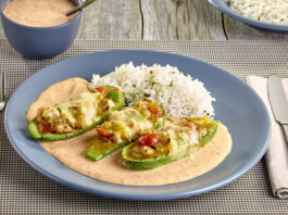 Calabaza rellena de pollo: una receta saludable, fácil y llena de proteína Calabaza rellena de pollo: una receta saludable, fácil y llena de proteína