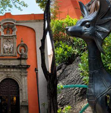 Roban una escultura de Leonora Carrington y otras piezas de bronce en San Cosme