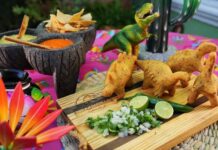 Cretácico, el restaurante temático de dinosaurios en CDMX donde puedes «excavar» un cráneo de chocolate