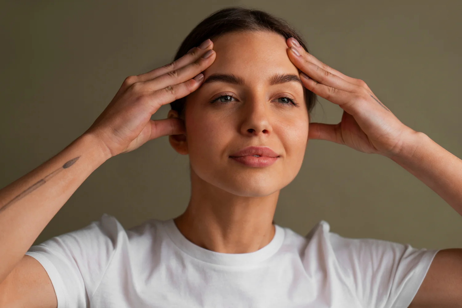 Ejercicios yoga facial para el rostro