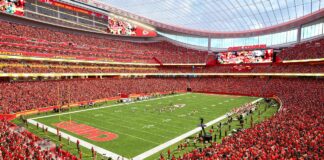 Kansas City Chiefs presentan el diseño de su nuevo estadio: será techado, tendrá capacidad para 70 mil aficionados y abrirá en 2031 Kansas City Chiefs presentan el diseño de su nuevo estadio: será techado, tendrá capacidad para 70 mil aficionados y abrirá en 2031