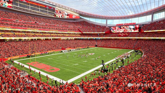 Kansas City Chiefs presentan el diseño de su nuevo estadio- será techado, tendrá capacidad para 70 mil aficionados y abrirá en 2031 Kansas City Chiefs presentan el diseño de su nuevo estadio: será techado, tendrá capacidad para 70 mil aficionados y abrirá en 2031