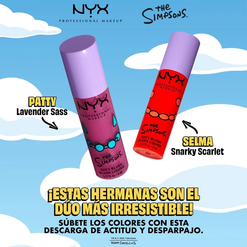 NYX lanza una colección de maquillaje inspirada en Los Simpson