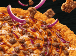 Pizza Hut fusiona pizza y hamburguesa con su nueva Extrema Cheesy Burger Extrema Cheesy Burger