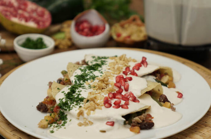 Receta de enchiladas con nogada Receta de enchiladas con nogada