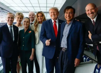Sheinbaum aborda revisión del T-MEC con Trump y Carney durante la final del Mundial 2026 sheinbaum