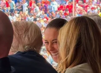 Foto de Sheinbaum y Trump sonrientes divide opiniones tras la final del Mundial 2026 Sheinbaum