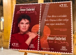 Estampillas de Juan Gabriel: Correos de México lanza edición conmemorativa por sus 10 años de fallecimiento Estampillas de Juan Gabriel: Correos de México lanza edición conmemorativa por sus 10 años de fallecimiento