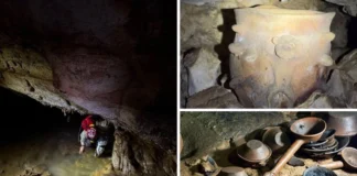 Hallazgo en Chiapas revela 179 piezas zoques y un antiguo santuario subterráneo de hasta 1,400 años INAH
