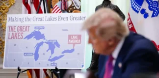 Trump cambia el nombre del lago Ontario a “Lago América” en medio de tensión comercial con Canadá Lago América