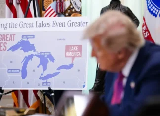 Trump cambia el nombre del lago Ontario a “Lago América” en medio de tensión comercial con Canadá Lago América