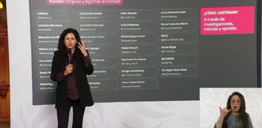 Luisa María Alcalde rechaza haber creado una “lista negra” de periodistas y defiende análisis sobre redes digitales Luisa María Alcalde