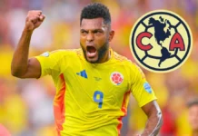 Miguel Borja llega a México para cerrar su fichaje con América Miguel Borja llega a México para cerrar su fichaje con América