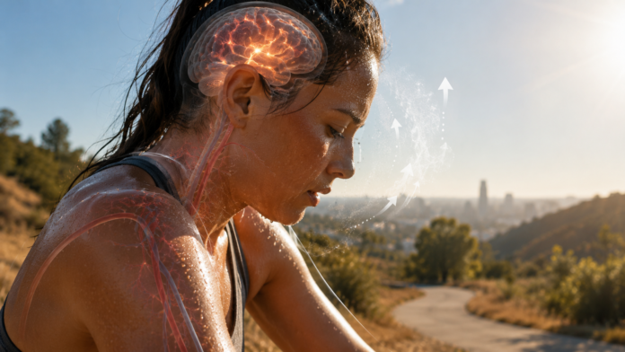 El sudor es el sistema de enfriamiento del cuerpo: así evita que el calor afecte al cerebro