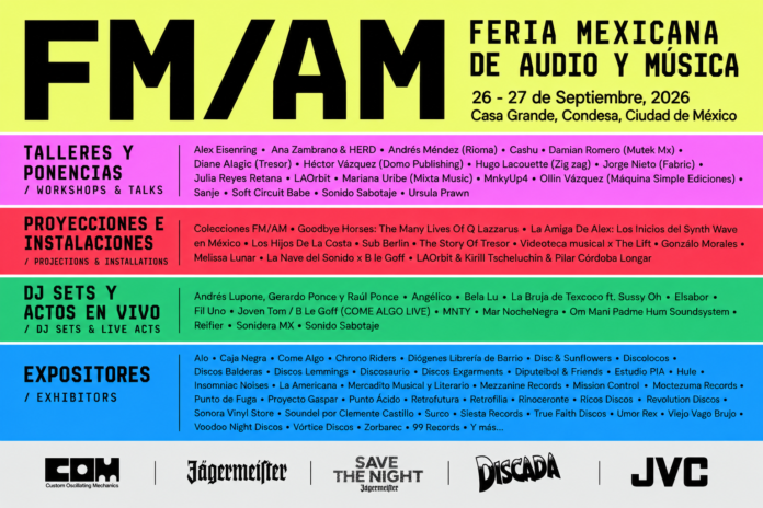 FM/AM 2026: la feria mexicana que reúne vinilos, música, audio y cultura en CDMX