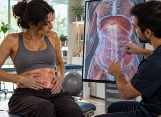 Hinchazón abdominal: la fascia podría influir, pero la ciencia aún investiga su relación