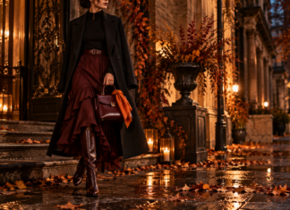 Negro, burdeos y naranja: la paleta que transforma los looks de otoño