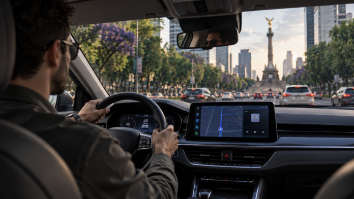 ¿Instalaste una pantalla en tu auto? Esto es lo que realmente está prohibido en CDMX