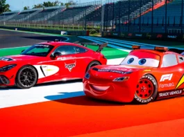 Rayo McQueen llega al GP de Italia para dar una vuelta en Monza Rayo McQueen llega al GP de Italia para dar una vuelta en Monza