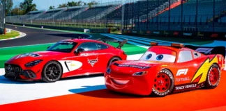 Rayo McQueen llega al GP de Italia para dar una vuelta en Monza Rayo McQueen llega al GP de Italia para dar una vuelta en Monza