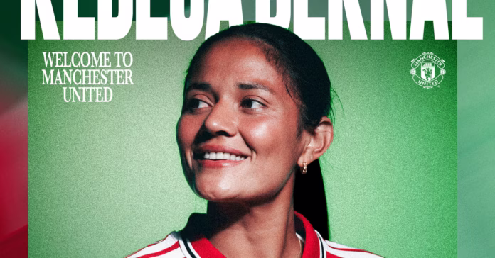 Rebeca Bernal hace historia- ficha con el Manchester United Femenino hasta 2029 Rebeca Bernal hace historia: ficha con el Manchester United Femenino hasta 2029