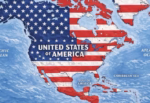 Trump difunde mapa con México y Canadá bajo la bandera de Estados Unidos trump