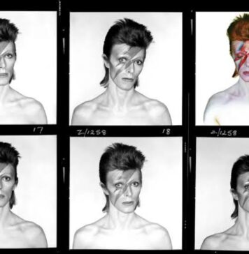 David Bowie dejó sus huellas en un autorretrato que saldrá a subasta por miles de libras