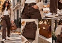 Jeans cafés: 6 formas de combinarlos con tenis, botines y flats este otoño 2026