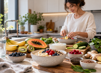 Estos alimentos pueden ayudarte a sentir el abdomen más ligero y mejorar la digestión